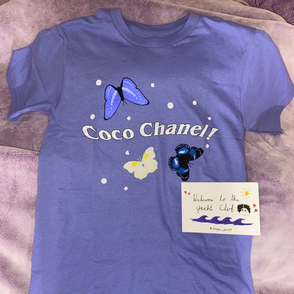 Mega Yacht CoCo Channel Butterfly T-shirt